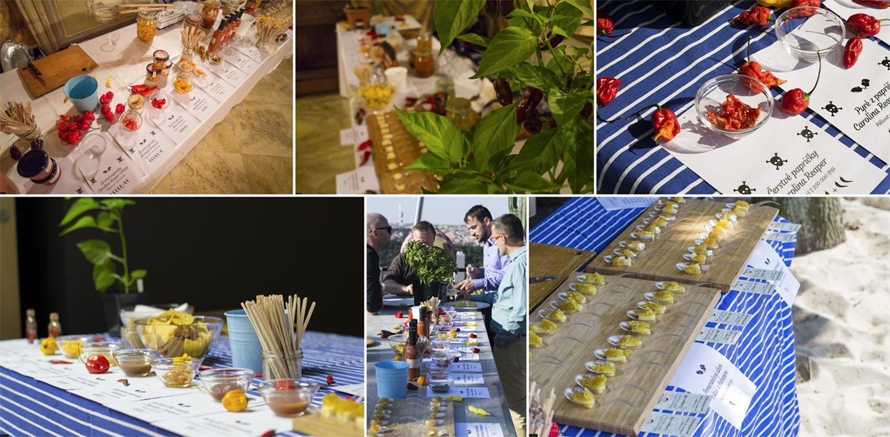 Originální chilli degustace