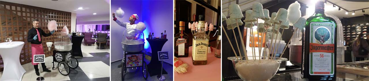 Cukrová vata s alkoholem